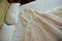 Bride getting ready